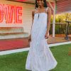 Dresses BuddyLove Clothing Label | Buddylove Reese Tie-Shoulder Maxi Dress - Quartz