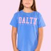 Family BuddyLove Clothing Label | Daltx Youth Graphic Tee - Flo Blue