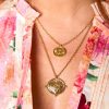 Accessories Sahira | Gigi Double Coin Necklace - Gold