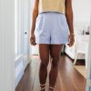 Blazers And Sets BuddyLove Clothing Label | Buddylove Renzo High-Waisted Shorts - Blue