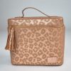 Accessories Hollis | Hollis Lux Makeup Bag - Leopard