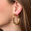 Accessories Ever Alice | Maria Statement Earrings - Peach