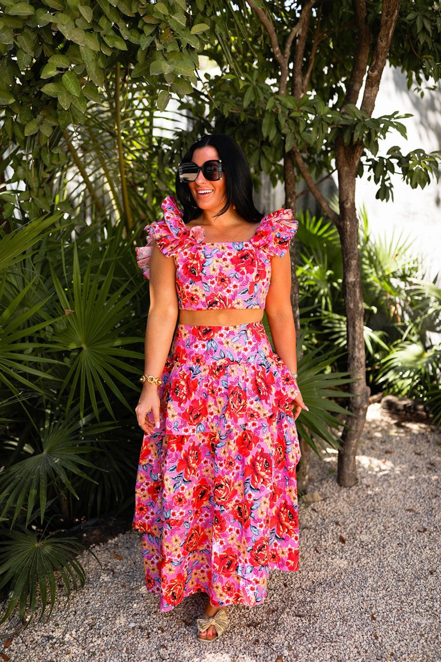 Blazers And Sets BuddyLove Clothing Label | Buddylove Baha Mar Two-Piece Set - Daisy Days