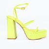 Accessories Billini | Vincija Platform Heel - Wasabi