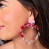 Accessories Linny Co | Linny Co Xx Bl Grayson Statement Earrings - Love