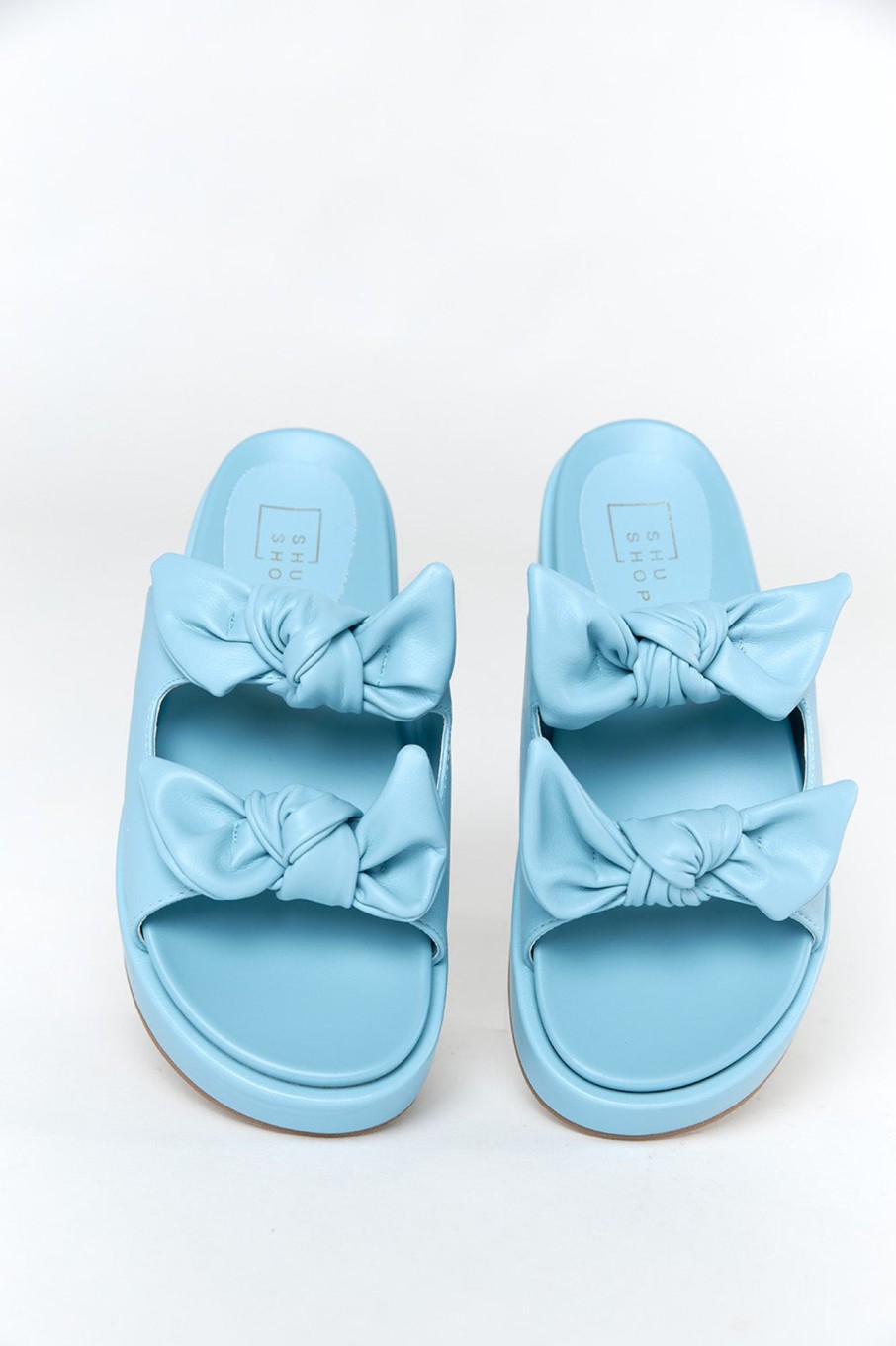 Accessories ShuShop | Kiki Bow Sandal - Light Blue