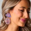 Accessories Treasure Jewels | Lets Go Girls Beaded Earrings - Pink