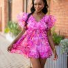 Dresses BuddyLove Clothing Label | Buddylove Hollis Puff Sleeve Mini Dress - Off To Paradise