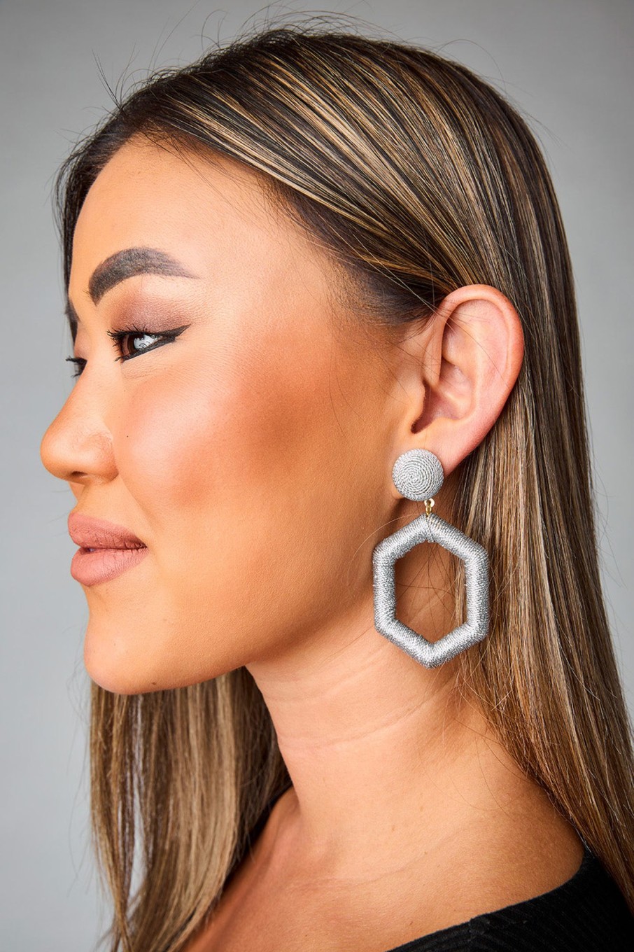 Accessories Lisi Lerch | Elliot Statement Earrings - Disco