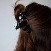 Accessories Teleties | Teleties Medium Hair Clip - Jet Black