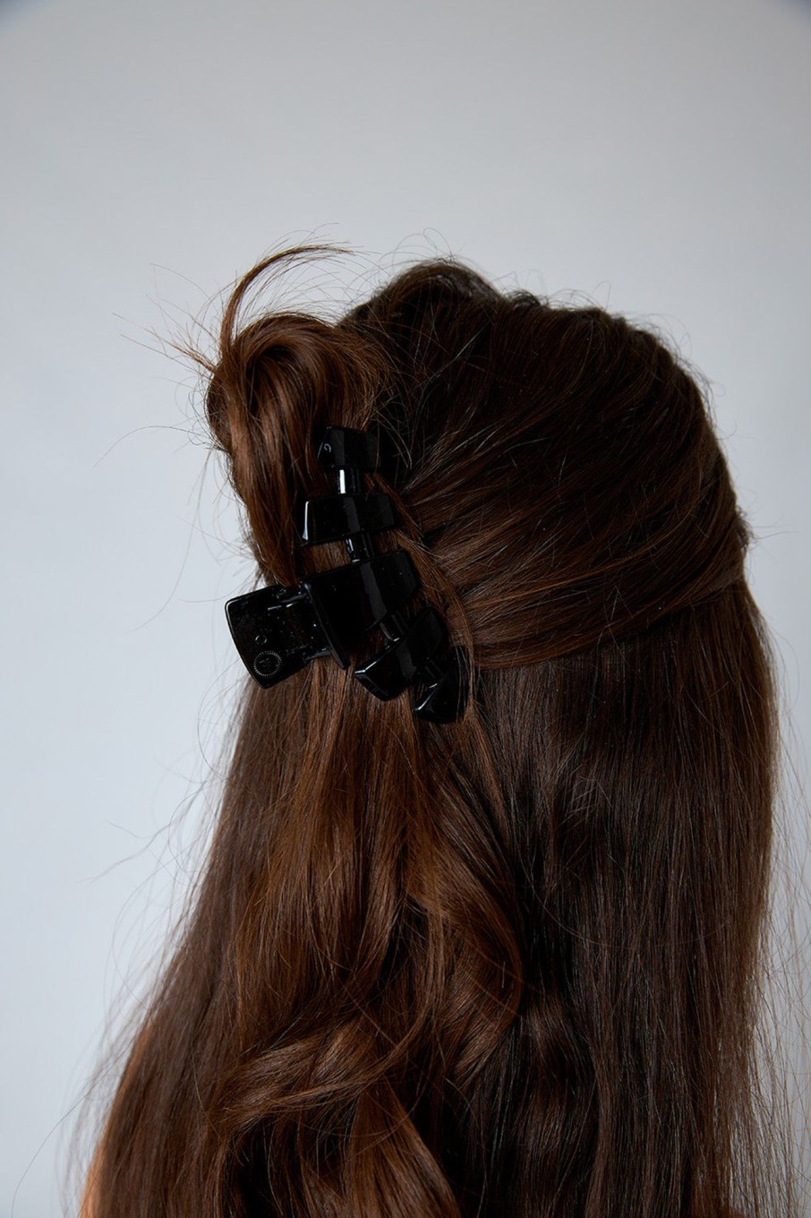 Accessories Teleties | Teleties Medium Hair Clip - Jet Black