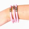 Accessories BuDha Girl | Budha Girl Three Kings Medium Bangles - Pink