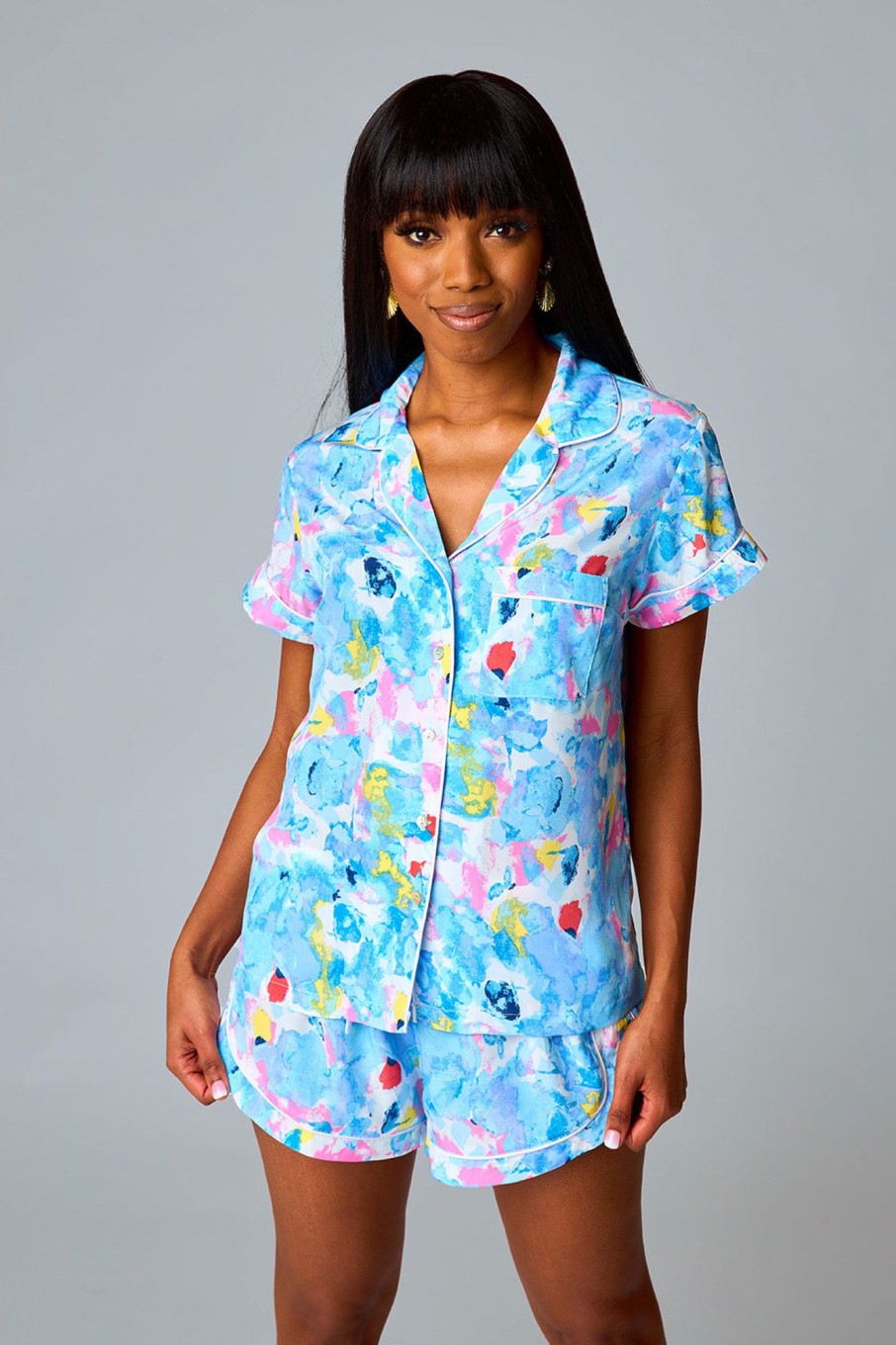 Pajamas BuddyLove Clothing Label | Buddylove Aurora Pajama Set - Pastel Dream