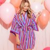 Pajamas BuddyLove Clothing Label | Buddylove Hadid Short Robe - Twizzler