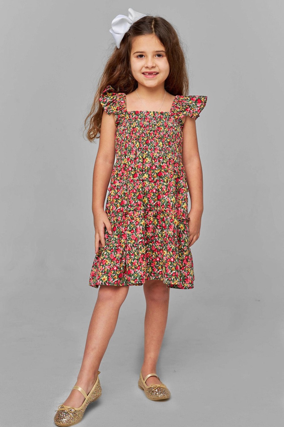 Family BuddyLove Clothing Label | Buddylove Nori Girl'S Dress - Rosebud