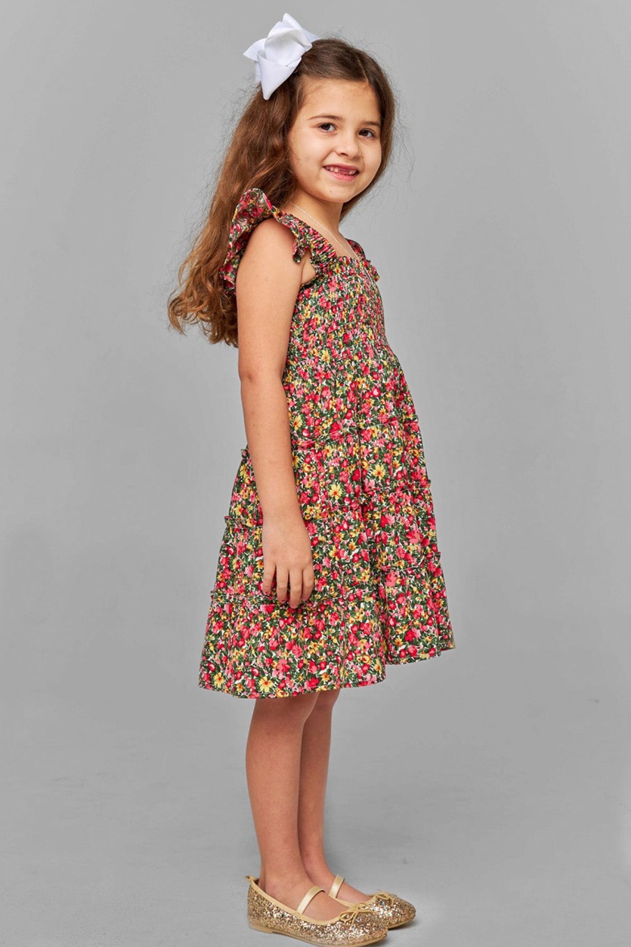 Family BuddyLove Clothing Label | Buddylove Nori Girl'S Dress - Rosebud