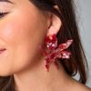 Accessories Linny Co | Linny Co Xx Bl Fawna Statement Earrings - Sunset