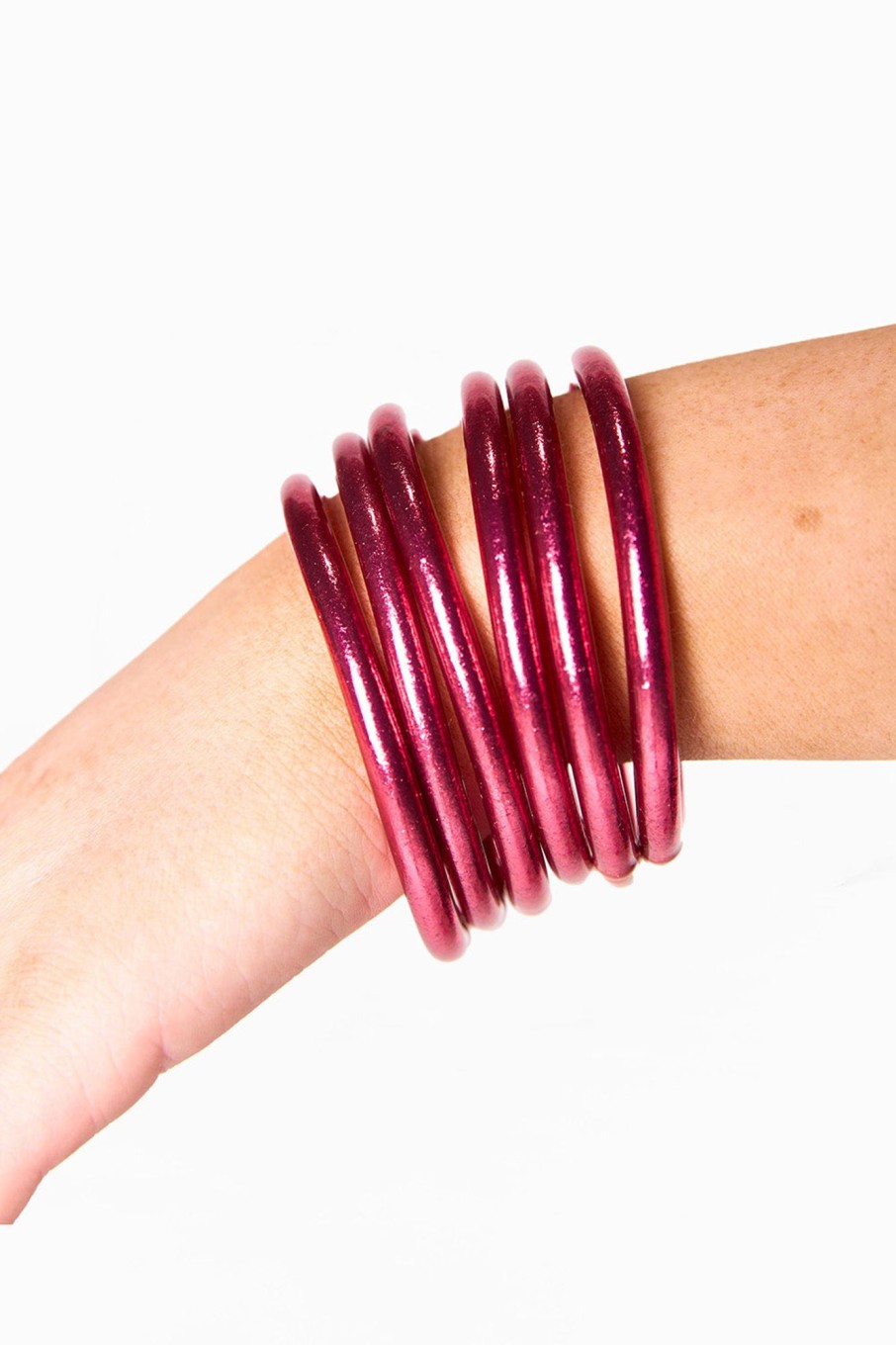 Accessories BuDha Girl | Budha Girl All Weather Bangles - Pink