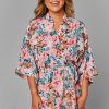 Pajamas BuddyLove Clothing Label | Buddylove Hadid Short Robe - Fleurish