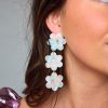 Accessories Linny Co | Linny Co Xx Bl Zoey Statement Earrings - Shell