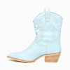 Accessories ShuShop | Zahara Western Boot - Light Blue