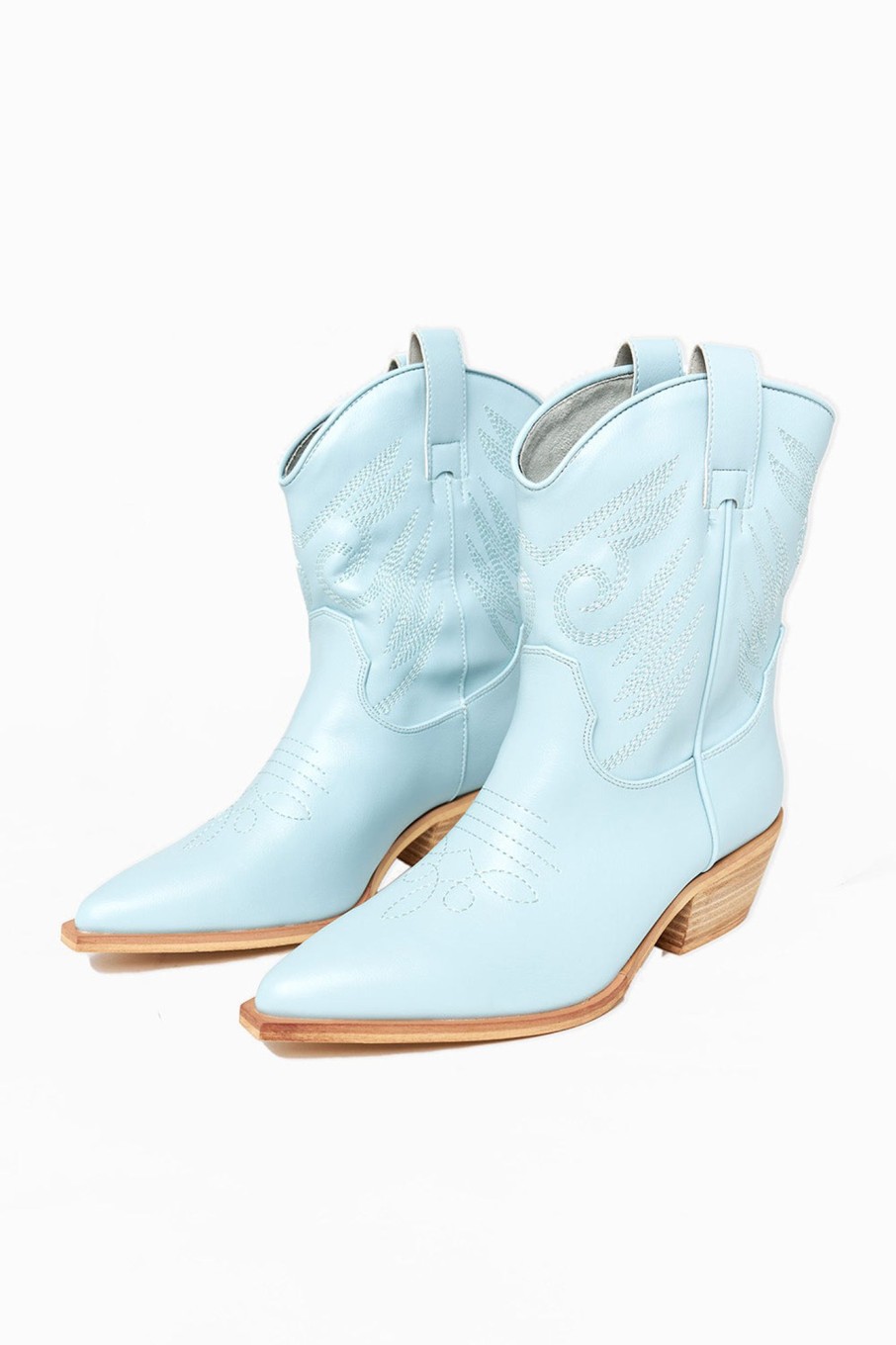 Accessories ShuShop | Zahara Western Boot - Light Blue