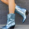 Accessories Dolce Vita | Landen Electric Leather Boots - Blue