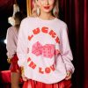 Tops BuddyLove Clothing Label | Buddylove Vickie Graphic Sweatshirt - Lucky In Love