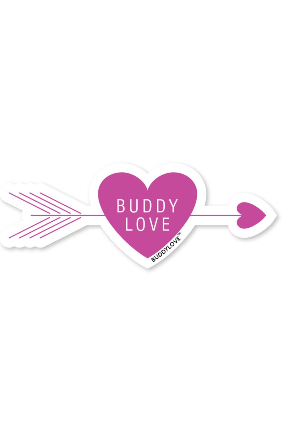 Accessories BuddyLove Clothing Label | Buddylove Arrow Heart Sticker