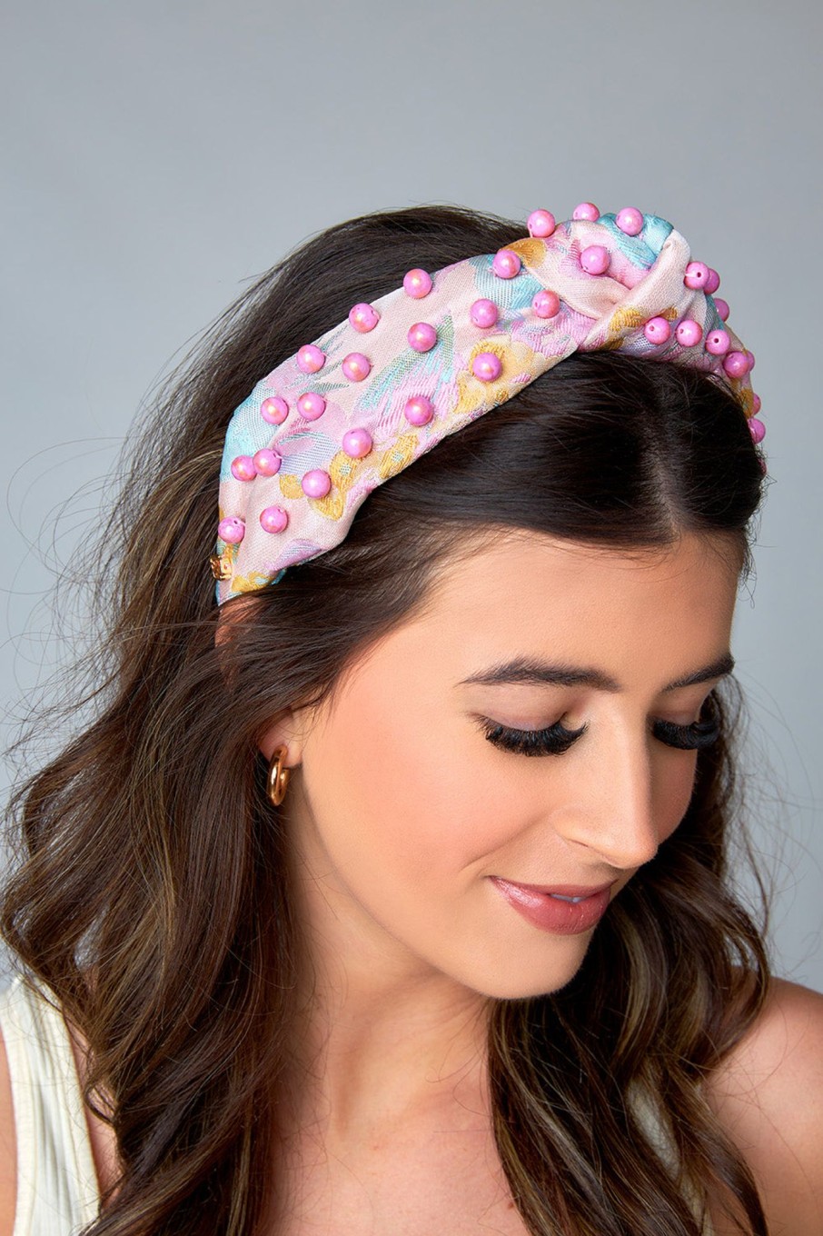 Accessories Brianna Cannon | Brianna Cannon Xx Bl Eleanor Embellished Headband - Chasing Rainbows