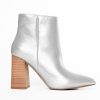 Accessories ShuShop | Veronica Booties- Silver