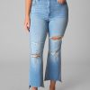 Bottoms Hidden | Happi High Rise Distressed Jean - Light Blue