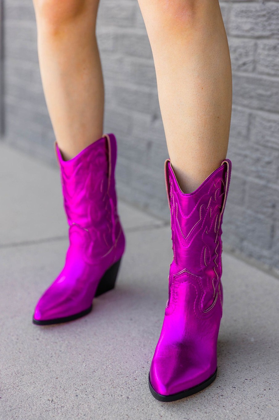 Accessories Dolce Vita | Landen Electric Leather Boots - Pink