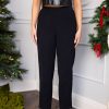 Bottoms BuddyLove Clothing Label | Buddylove Waldorf High-Waisted Pants - Obsidian