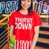 Tops BuddyLove Clothing Label | Buddylove Sarah Cropped Graphic Tee - Thirst Down