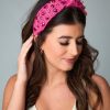 Accessories Brianna Cannon | Brianna Cannon Xx Bl Eleanor Tweed Headband - Pink