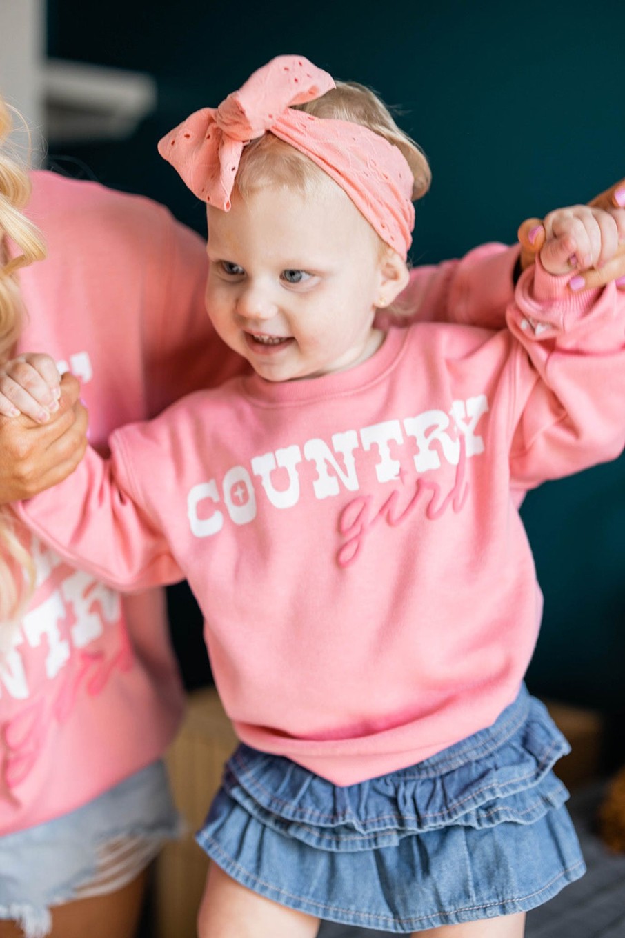 Family BuddyLove Clothing Label | Buddylove Lil Daisy Graphic Sweatshirt - Raisin A Country Girl