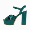 Accessories ShuShop | Eugenia Platform Heel - Green