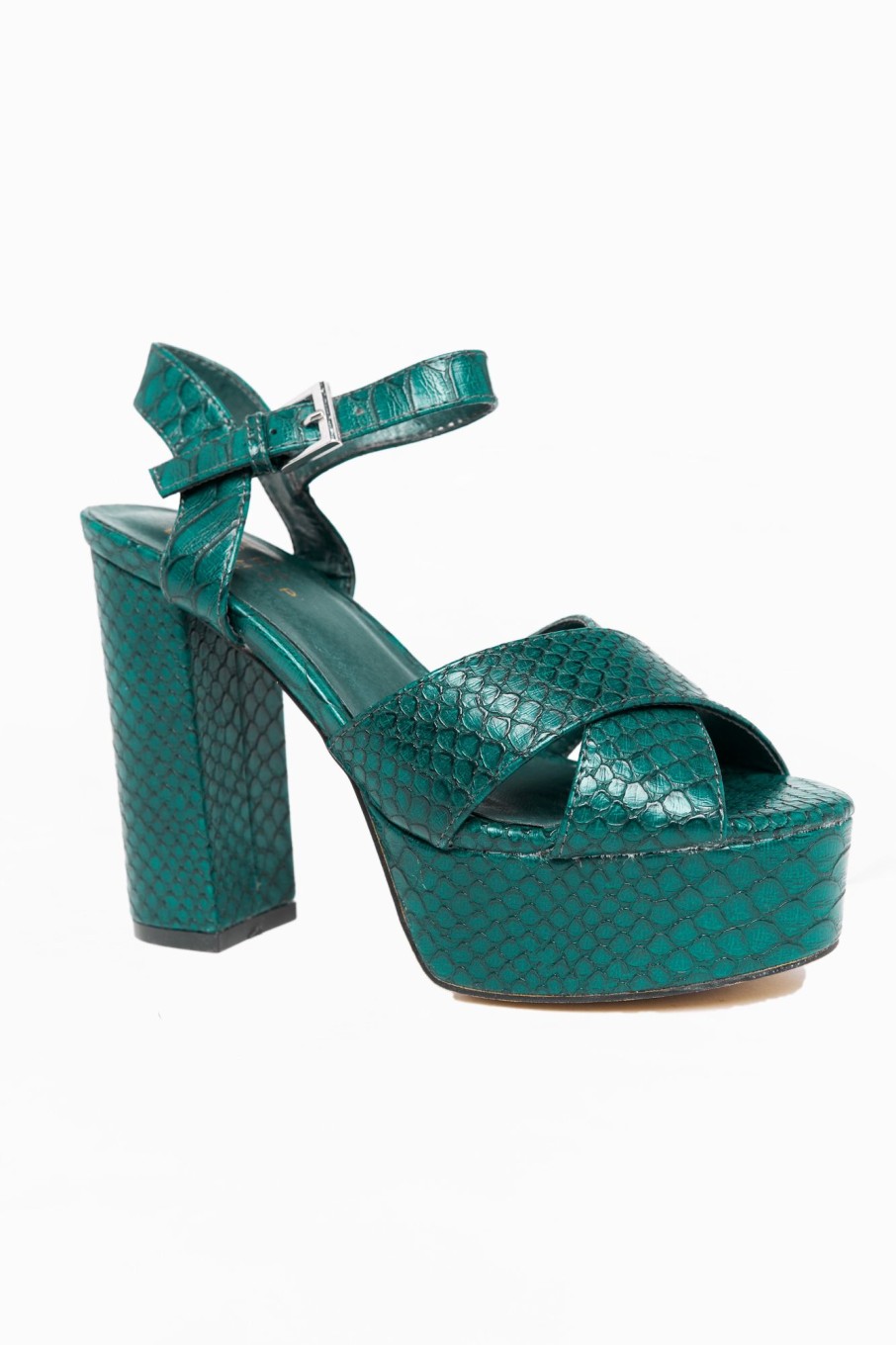 Accessories ShuShop | Eugenia Platform Heel - Green