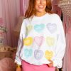 Tops BuddyLove Clothing Label | Buddylove Devon Graphic Sweatshirt - Sweet