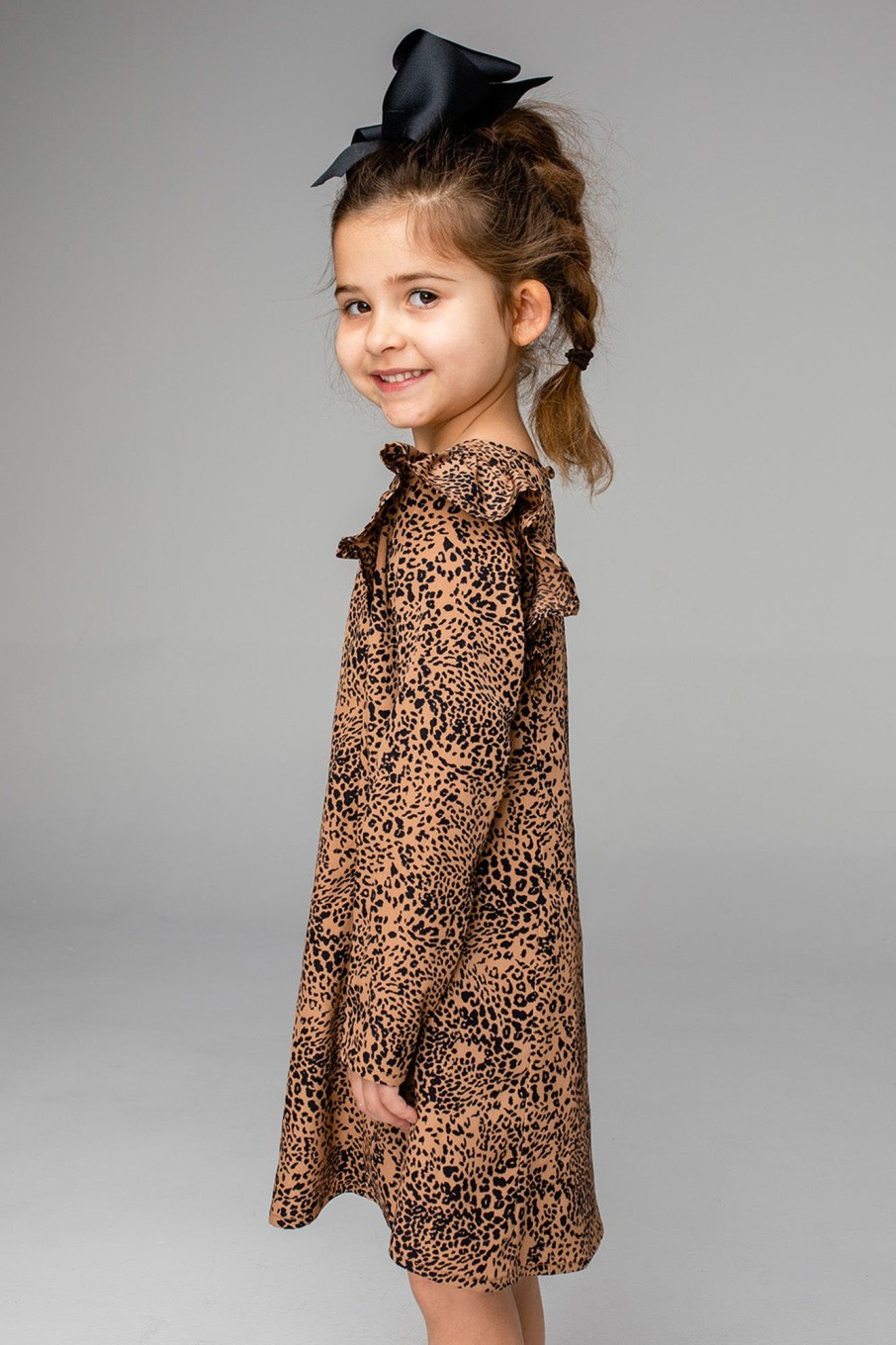 Family BuddyLove Clothing Label | Buddylove Logan Girl'S Dress - Tawny