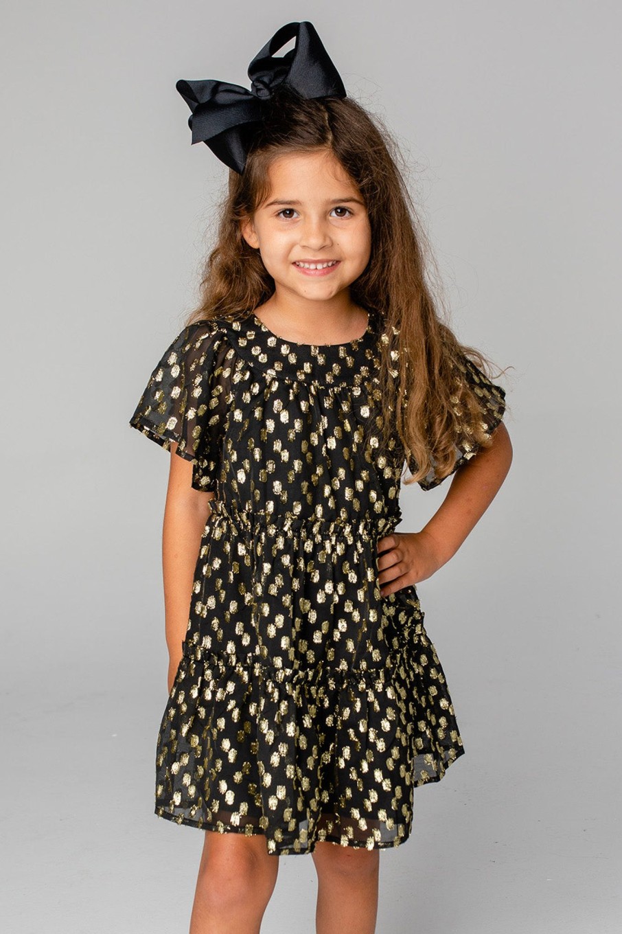 Family BuddyLove Clothing Label | Buddylove Kenzie Girl'S Dress - Coins