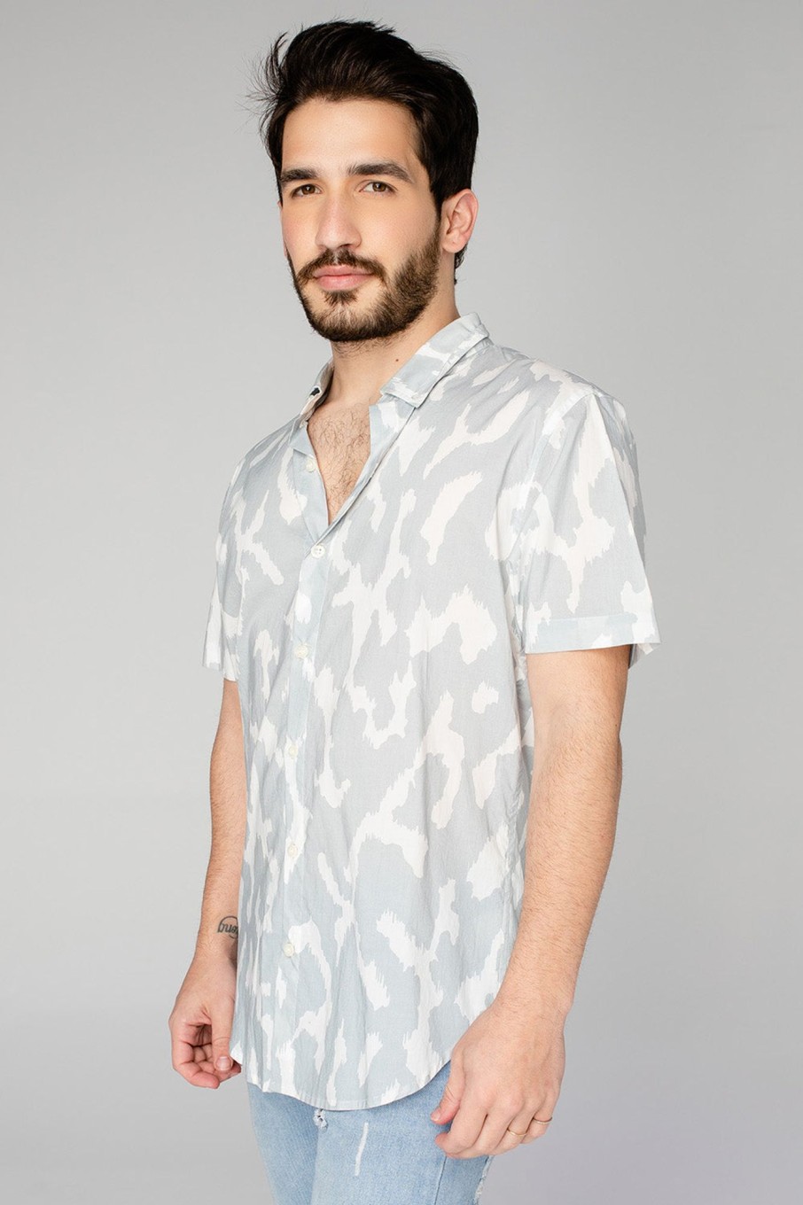 Family BuddyLove Clothing Label | Buddylove Robert Button Down Dress Shirt - Slate