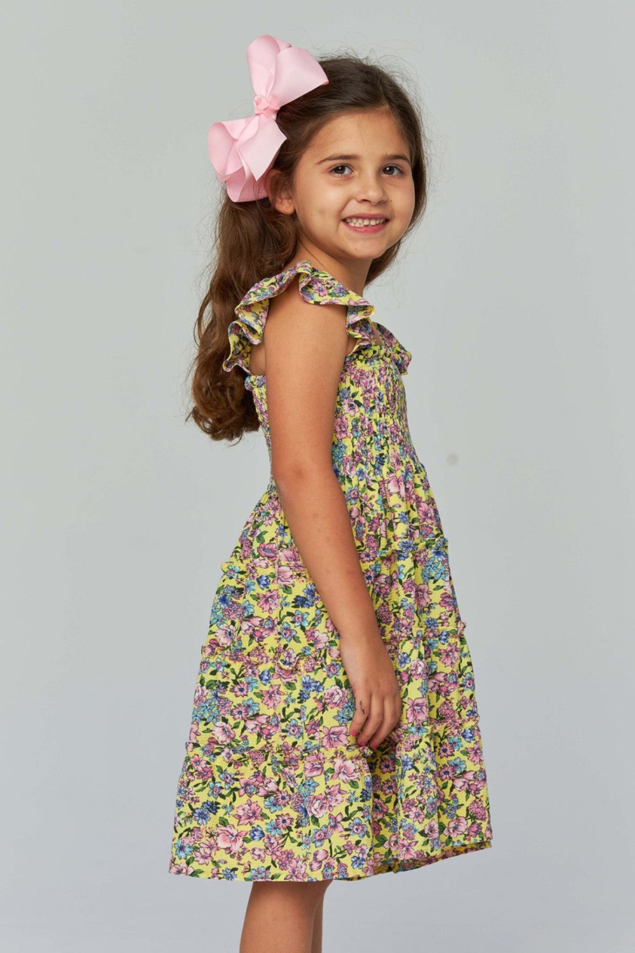 Family BuddyLove Clothing Label | Buddylove Nori Girl'S Dress - Marigold