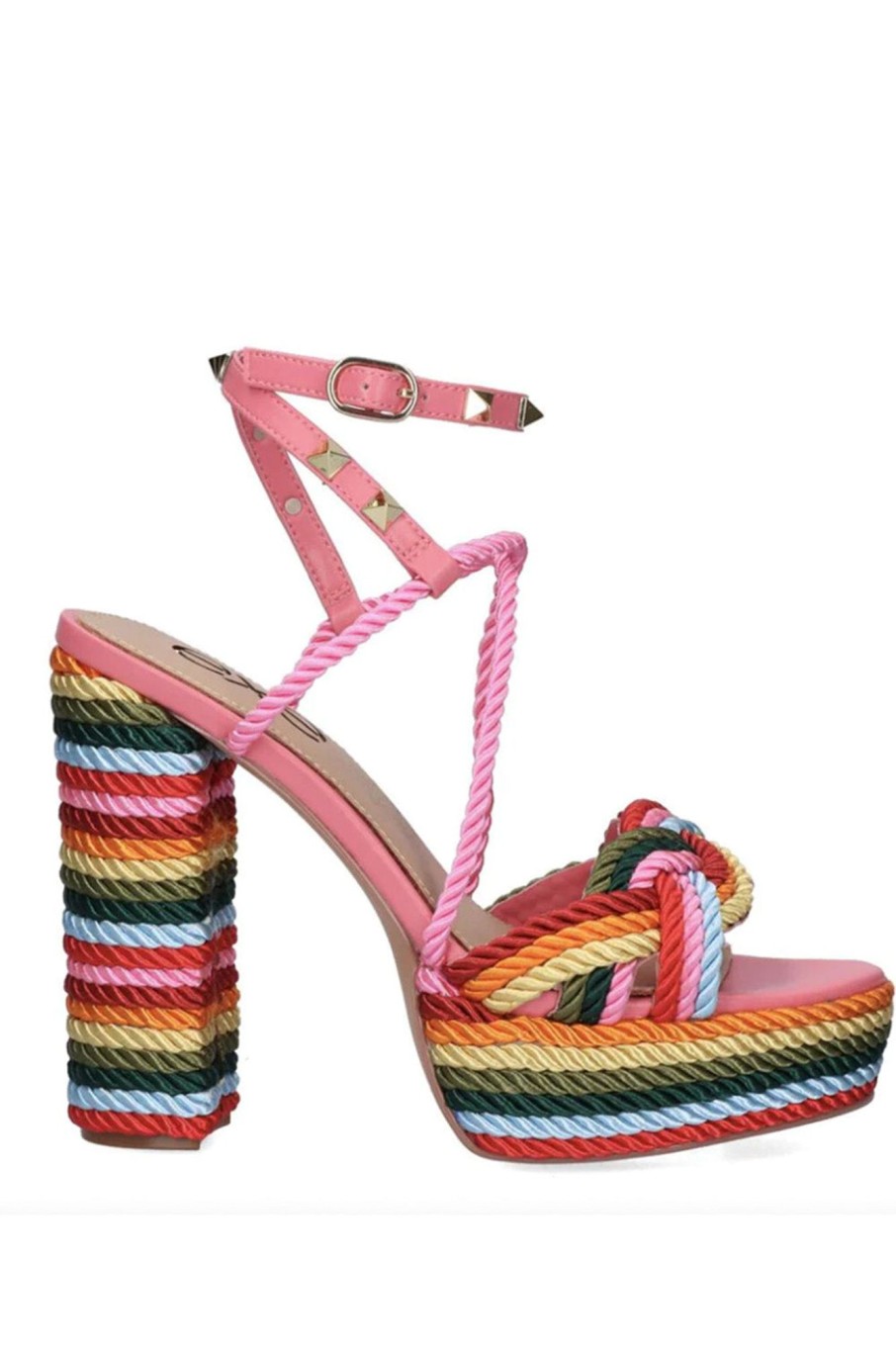 Accessories KB Shoes | Ophelia Platform Heel - Pink Multi