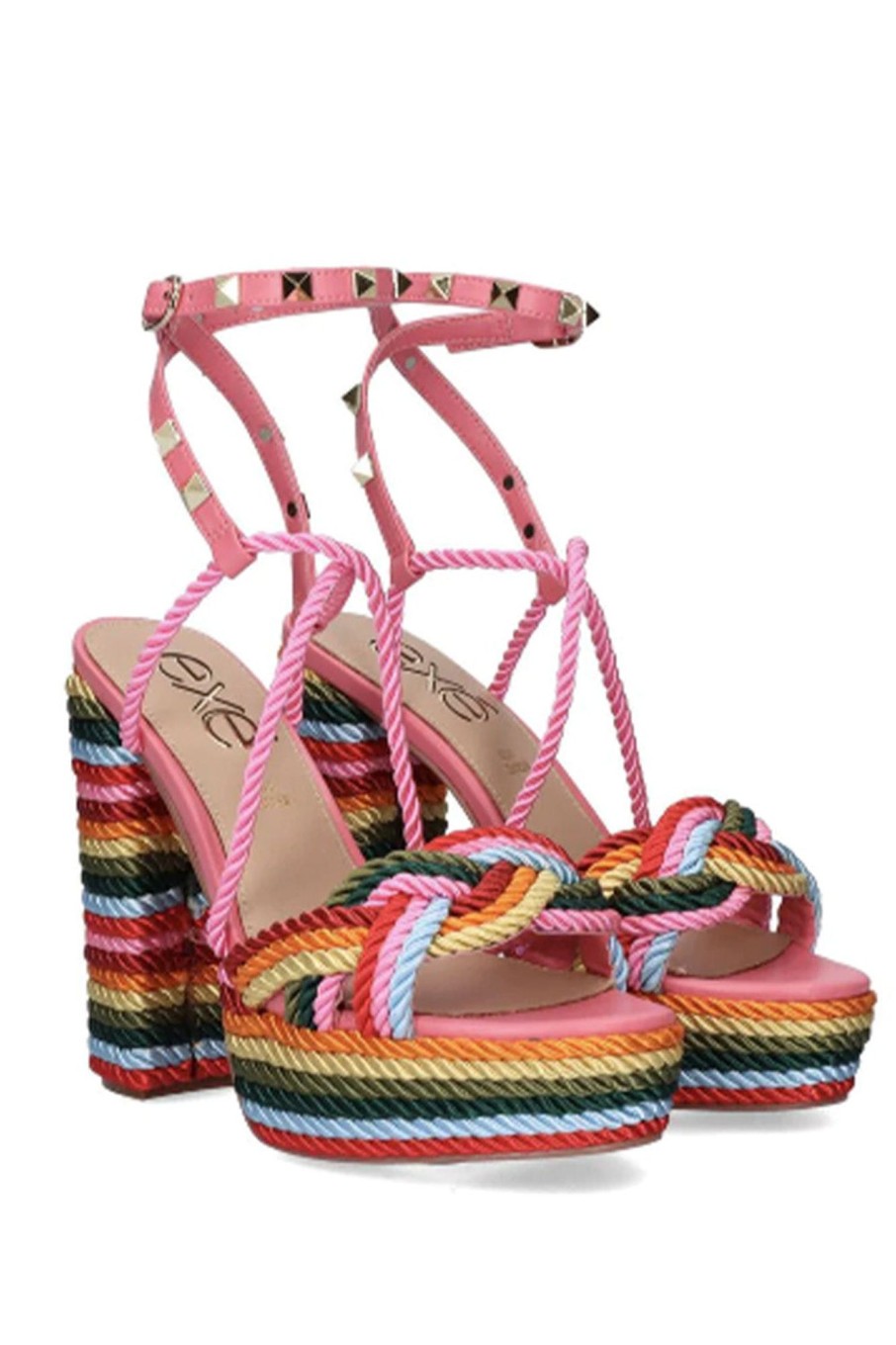 Accessories KB Shoes | Ophelia Platform Heel - Pink Multi