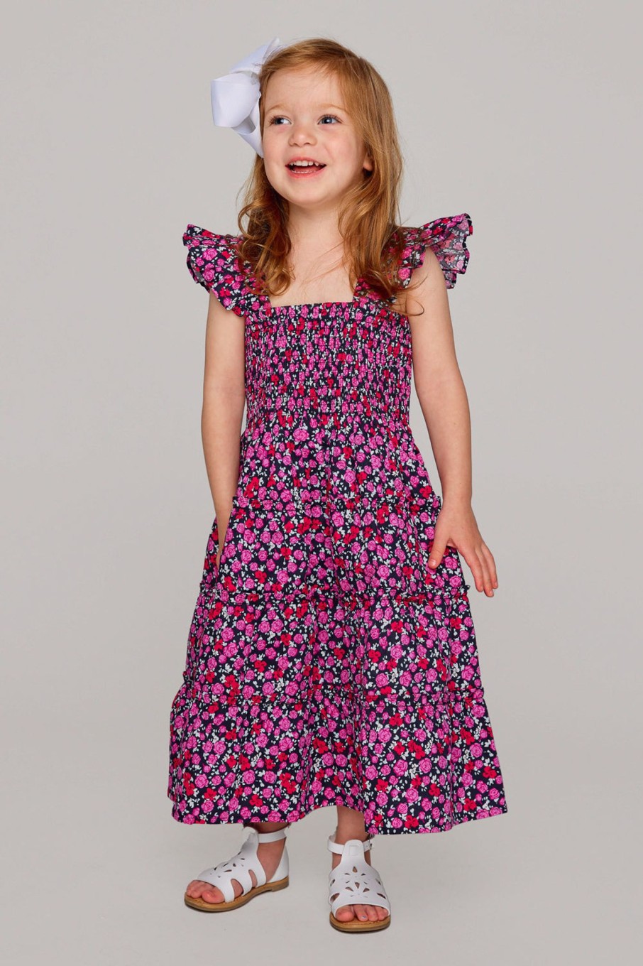 Family BuddyLove Clothing Label | Buddylove Nori Girl'S Dress - Thorn