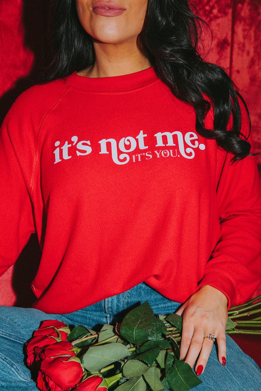 Tops BuddyLove Clothing Label | Buddylove Gene Graphic Sweatshirt - It'S Not Me It'S You