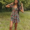 Dresses BuddyLove Clothing Label | Buddylove Tammy Ruffle Mini Dress - Botanical