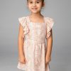 Family BuddyLove Clothing Label | Buddylove Shiloh Girl'S Flutter Sleeve Dress - Moroccan